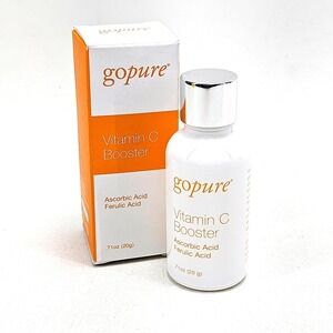 GoPure Beauty Vitamin C Powder Booster 0.71oz 20g Ascorbic & Ferulic Acid Active